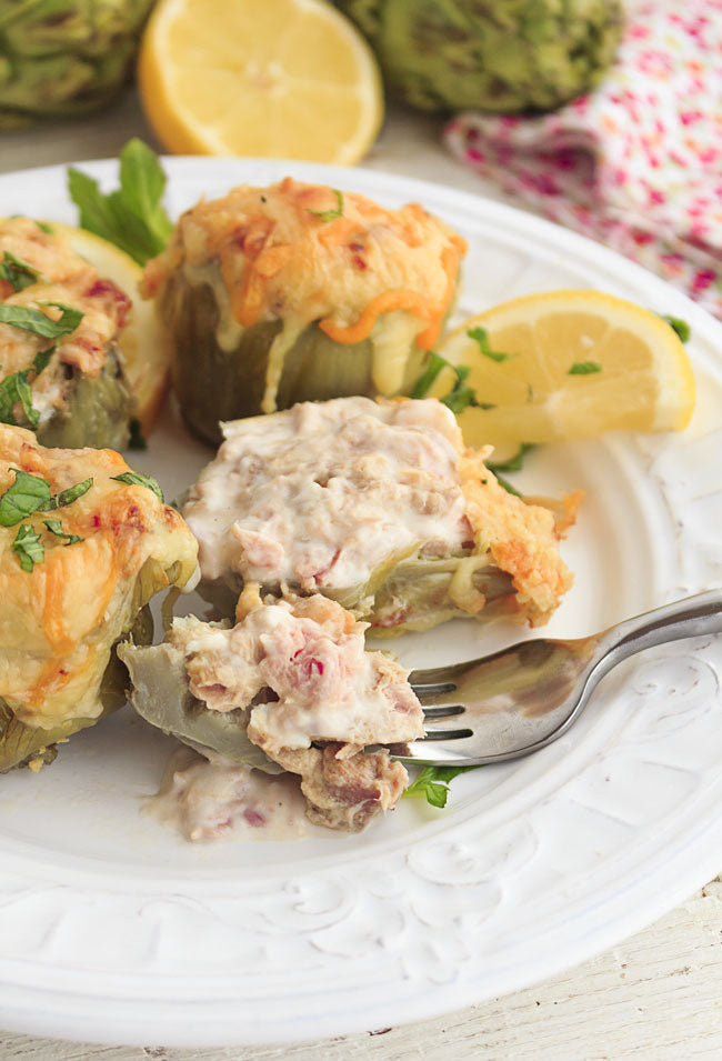 ALCACHOFAS RELLENAS DE ATUN