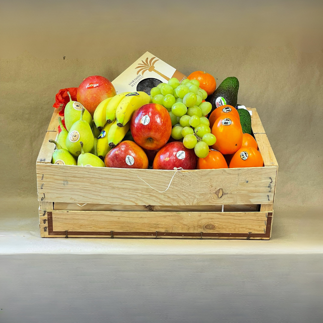 CAJA DE FRUTAS DELUX LO MEJOR DE ESTA TEMPORADA