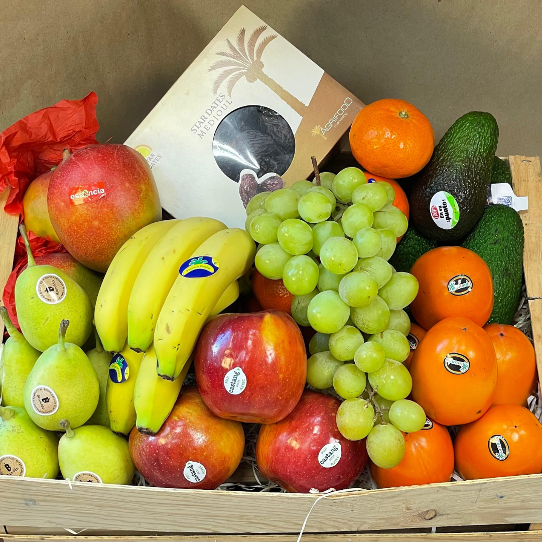 CAJA DE FRUTAS DELUX LO MEJOR DE ESTA TEMPORADA