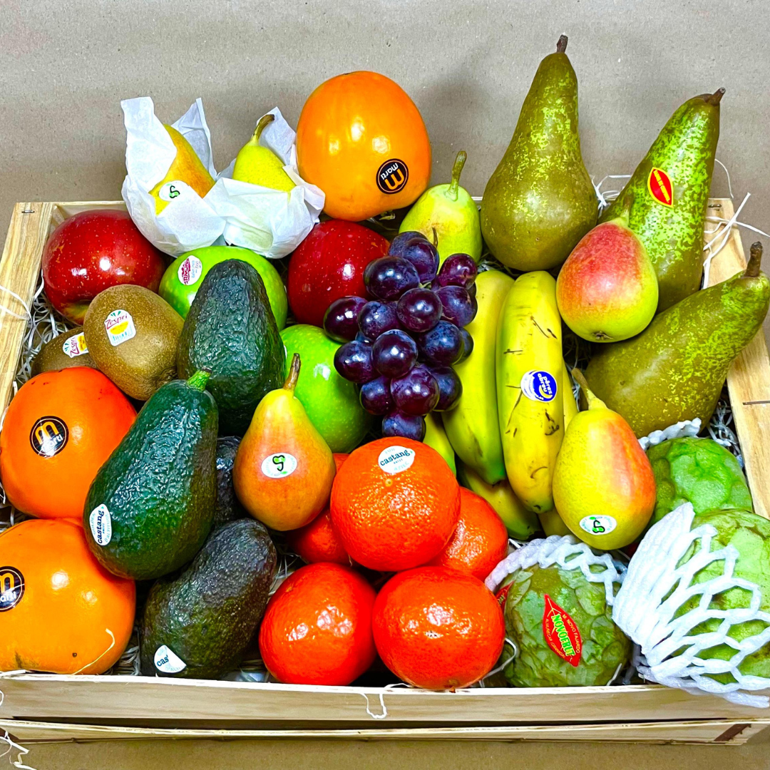 Caja gourmet de frutas de temporada de Fruteva