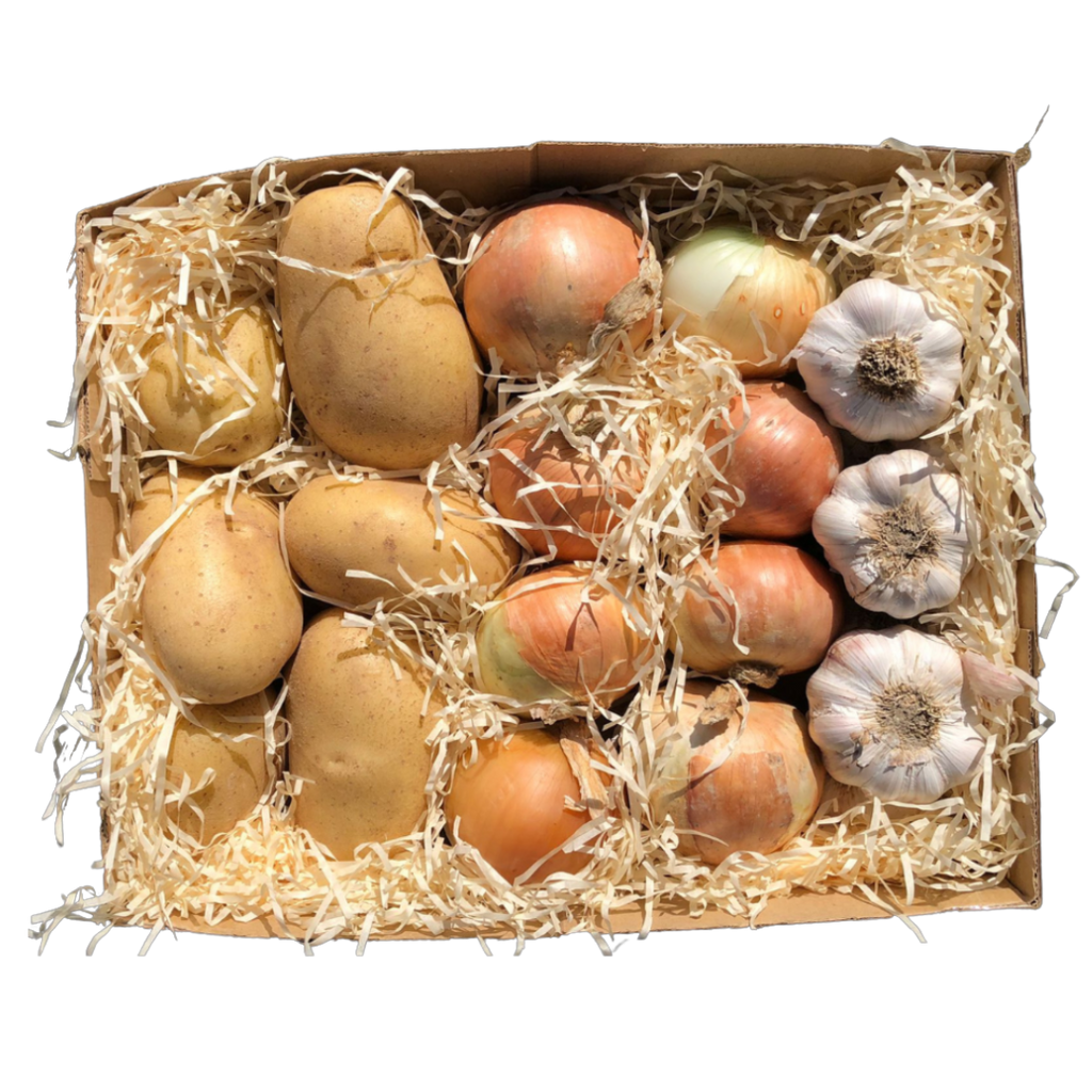 Caja de lo esencial de Fruteva