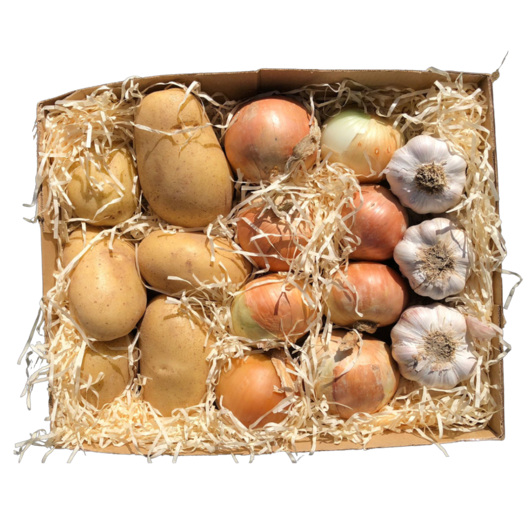 Caja de lo esencial de Fruteva