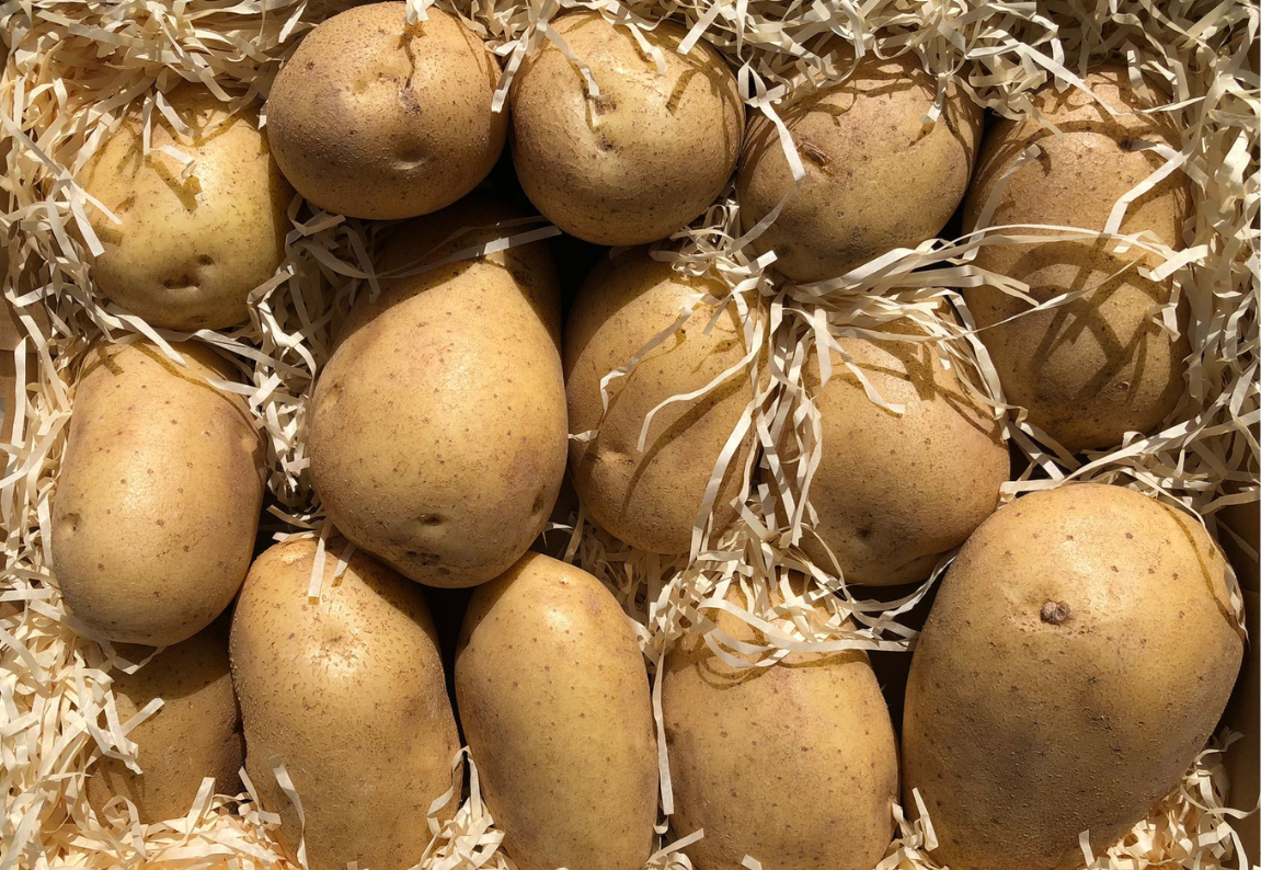 Caja de patatas frescas de Sanlúcar de Fruteva