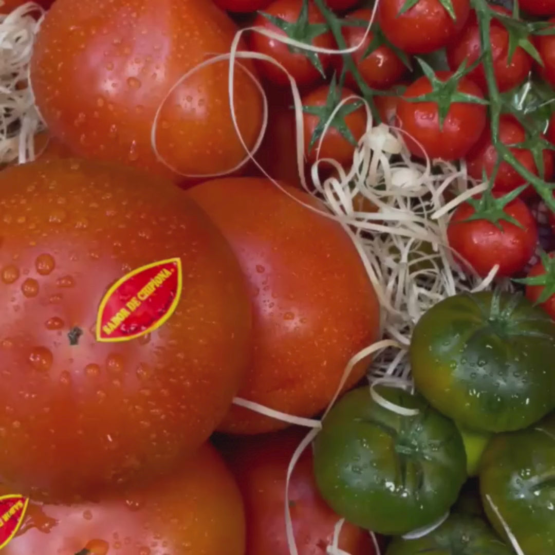 Caja de Tomates Variados Gourmet de Andalucía | Productos Premium | Fruteva